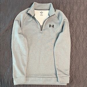 Under Armour Gray Quarter-Zip Sweatshirt